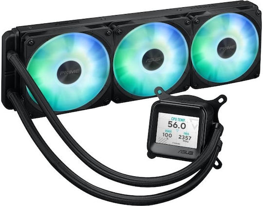 Asus Prime LC 360 ARGB LCD Water Cooling System AIO CPU with 3 120mm Fans