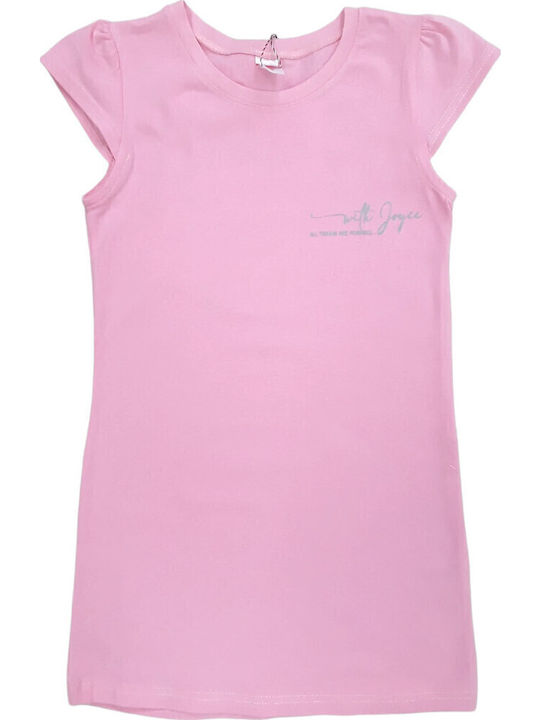 Joyce Kinderkleid Kurzärmelig Pink