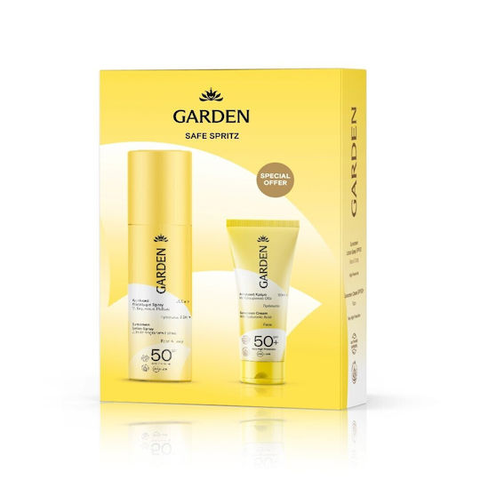 Garden Safe Spritz Αντηλιακό Προσώπου & Σώματος SPF50 σε Spray 2x125ml