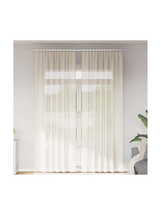 vidaXL Curtain Beige 140x260cm