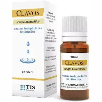 Кератолитичен разтвор за премахване на мазоли Clavos 10ml Tis Pharmaceutical