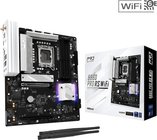 ASRock B860 Pro RS WiFi Дънна платка ATX с Intel 1851 Сокет