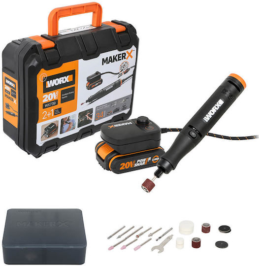 Worx MakerX Строителен шлайф 1x2Ах с Регулиране на Скоростта