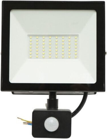 Wasserdichter LED Flutlichter 50W Kaltweiß 6400K mit Bewegungssensor IP44