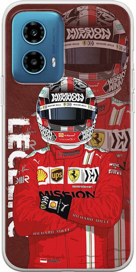 Formula 1 Charles Leclerc Motorola Moto G34 5g Silicon Transparent Flexibil TPU