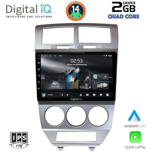 Digital IQ Автомобилна Аудио Система (Блутут/USB/WiFi/GPS/Apple-Carplay/Android-Auto) с Тъчскрийн 10"