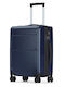 Nautica Mittlerer Hartschalenkoffer Blau mit 4 Rädern Höhe 69cm
