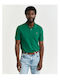 Polo Short Sleeve Blouse Deep Green