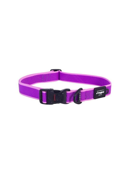 Rogz Amphibian Classic Collar Purple Αδιάβροχο Κολάρο Περιλαίμιο Σκύλου Μωβ Xlarge