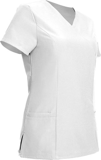 Be Unique Nobby Lady Tunic Medizinische Bluse Weiß