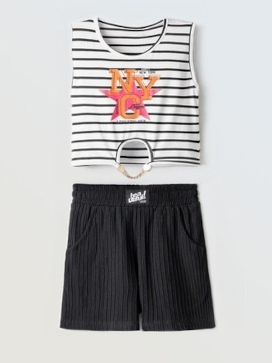 Evita Kids' Set with Shorts Summer 2pcs striped