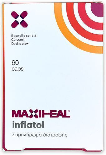 MaxiHeal Inflatol Добавка За Здравето На Ставите 60 Капсули