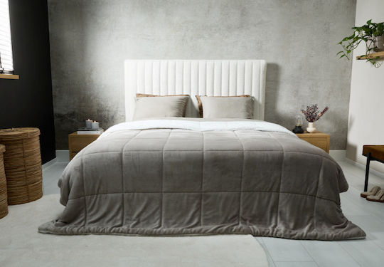 SleepMed Καναπέ 140x200εκ. Taupe
