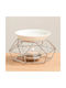 Tarantula Silver' Fragrance Warmer Duosdei Metal Silver Base Wax Melts Essential Oils