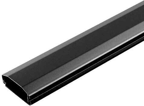 Plintă din aluminiu pentru acoperirea cablurilor Blackmount Cc09-110 1100 X 60 X 20 Mm LxWxH Negru