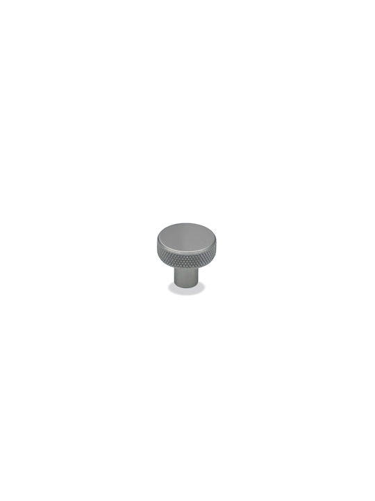 Deco Ceramica Πόμολο Επίπλου από Μέταλλο Νίκελ Ματ Φ28mm ICK-54960