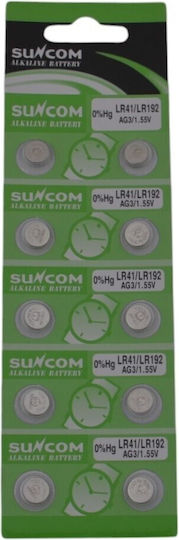 Alkaline Watch Batteries LR41 1.55V 10pcs