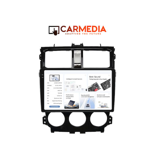 Carmedia Auto-Audiosystem für Mitsubishi Colt 2013-2023 (Bluetooth/USB/AUX/WiFi/GPS/Apple-Carplay/Android-Auto) mit Touchscreen 9.5"