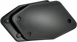 Rox Speed Fx Number Plate Πλαστικό 1rnp-n/bu Μαύρο 2τεμ