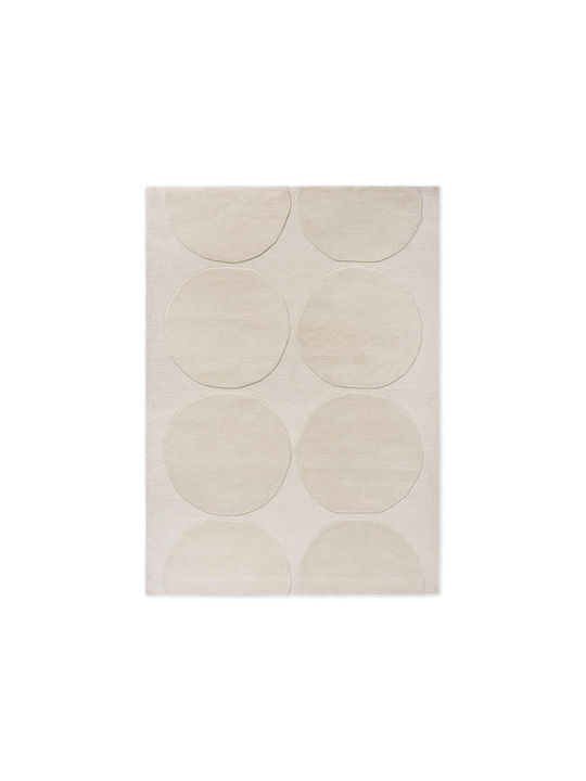 Marimekko Kivet 132501 Lucrat manual Covor Rectangular Alb natural