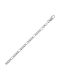 Croma Catene Silver Chain Neck Thin Thickness 2.98mm and Length 55cm