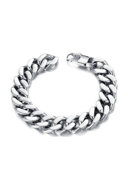 Men's Chain Bracelet Stainless Steel 20.5 cm Tribute 023045071