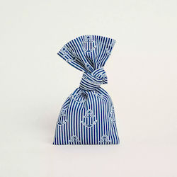 Rechteckiges Gastgeschenk Großes Ankerdesign Blau Gestreift 12cm X 38cm 387212 Ntampoudis Ntm-387212