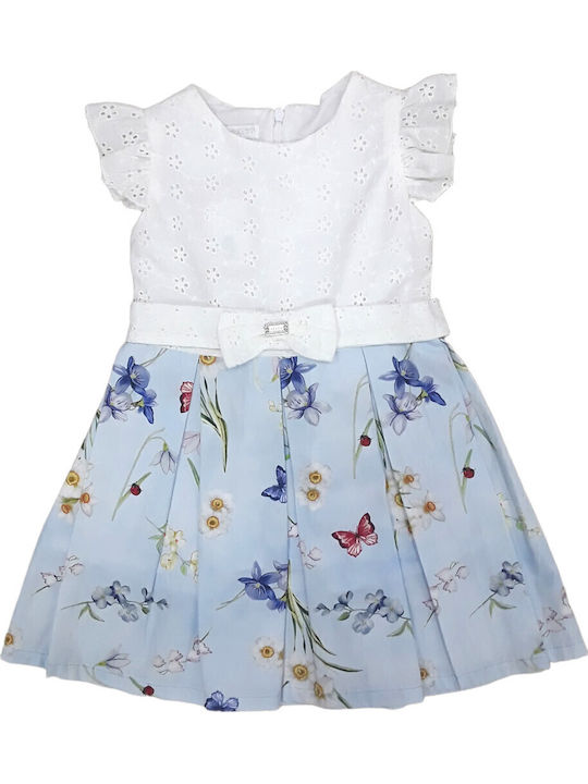 Domina Παιδικό Φόρεμα White, Blue