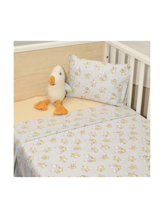 Baby Oliver Seturi de cearșafuri pentru bebeluși Pentru Cradle Bumbac Multicolore 80x100buc 2buc