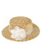 Designer's Cat Kids' Hat Straw Beige