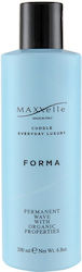 MAXXelle Cremă de Păr Organic Permanent Curl Solution pentru Bucle 200ml
