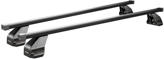 Menabo 130cm. pentru Fiat Scudo Nissan Notă 1994-2006 (Set cu picioare) Negre
