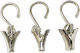 Curtain Hooks with Clips 10pcs Grace Chrome 660363