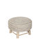 Stool Footstool Wicker 50x50x30cm