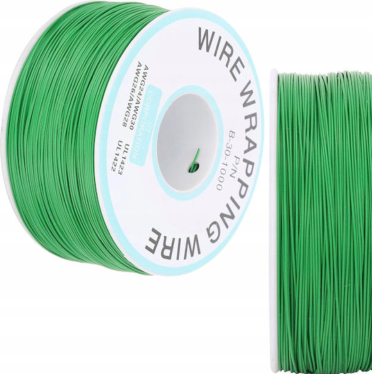 Cablu tip Kynar Awg 0,25mm Verde 200m