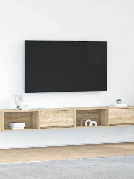 TV Stand Brown 100x31x25.5cm