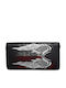 Angel Devil Wings Малък Дамски Портфейл Черен