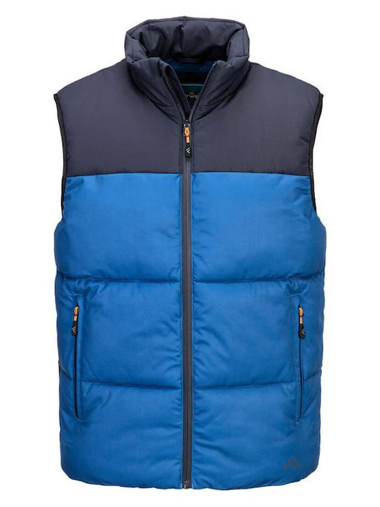 Portwest Waterproof Men's Safety Vest Blue