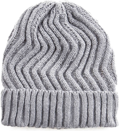 Beanie Beanie Knitted in Gray color