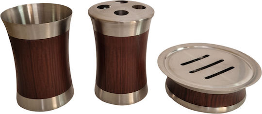 Bathroom Accessory Set Inox Silver Bathroom Accessory Set Inox Silver