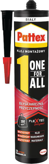 Henkel Pattex One4all Mounting Adhesive Quick Grip Ακρυλική Σιλικόνη Ξύλου 440gr