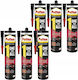 Pattex One4all Mounting Adhesive Instant Grip 440g 6 Pieces + Skeleton Caulking Gun