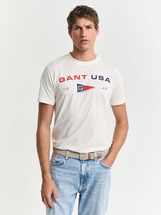 Gant T-shirt Ecru