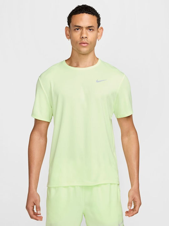 Nike Dri-FIT Miler Dri-Fit Athletic T-shirt Green