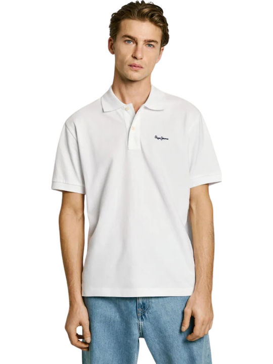 Polo T-Shirt Weiß