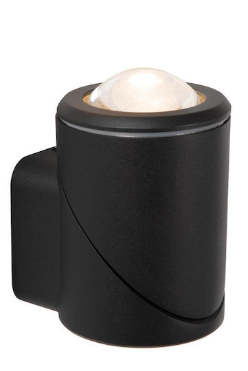 Lucide Lightning Erin Επιτοίχιο Εξωτερικό Σποτ LED IP65 με Θερμό Λευκό Φως