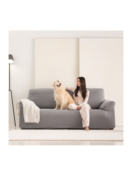 Aithrio Multistretch Anza Ελαστικό Κάλυμμα Διθέσιου Καναπέ C/10 Γκρι