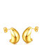 Women's Earrings Stainless Steel Gold Plated Silverline 0130553001