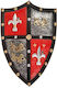 Carnival Shield Red made of Plastic 14435