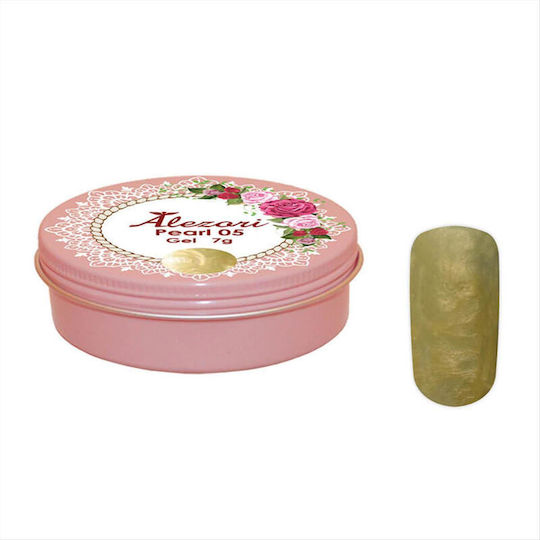 Alezori Pearl Gel Νυχιών Gold 05 7gr